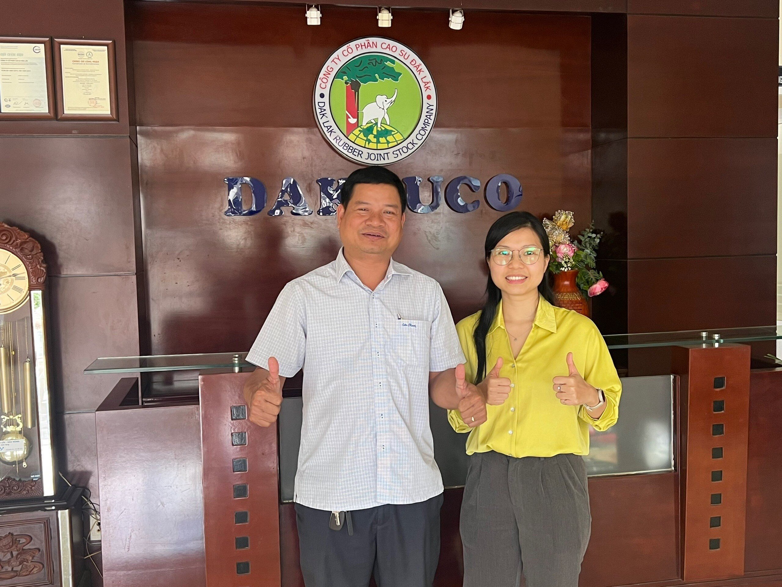 Factory tour with Agri Sung