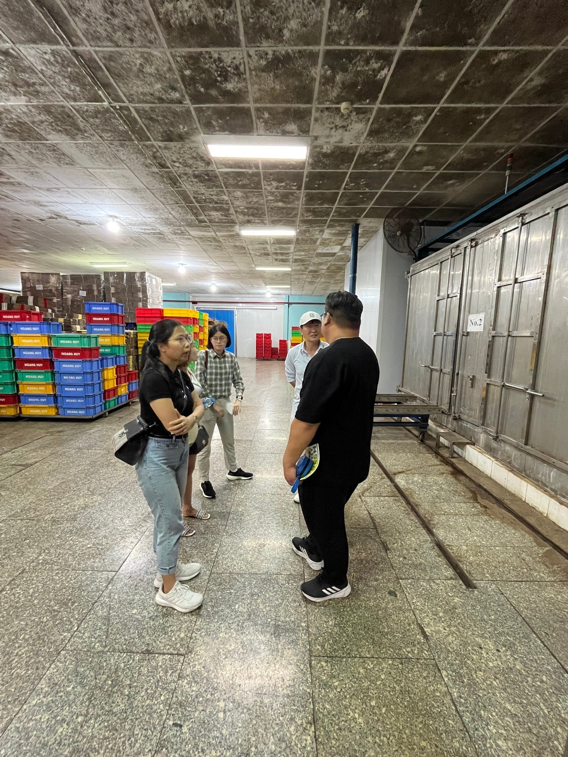 Factory tour with Agri Sung