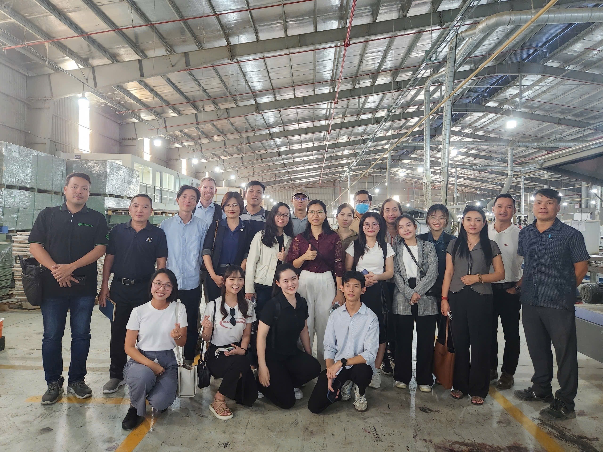 Factory tour with Agri Sung
