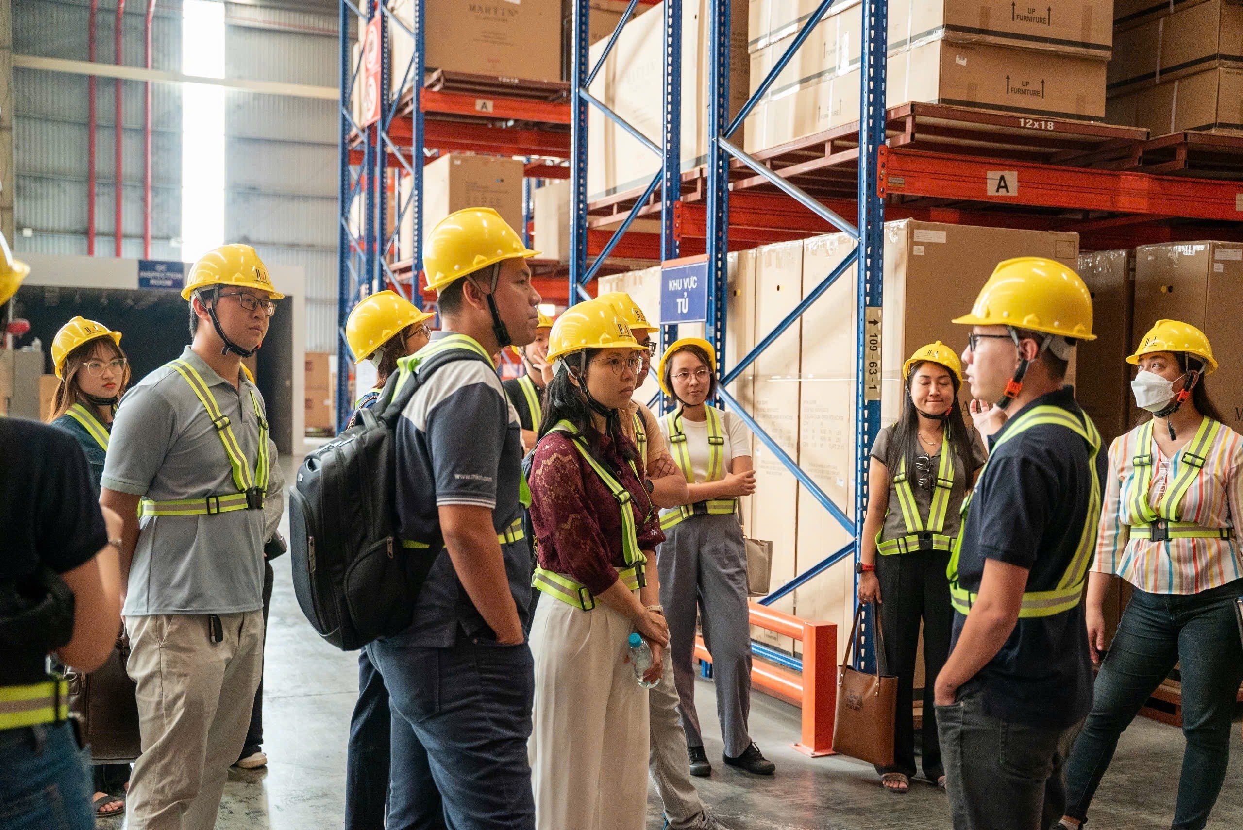 Factory tour with Agri Sung